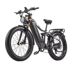 [EU Direct] BURCHDA HC26 Electric Bike 48V 30Ah Battery 750W Motor Recommended Top Speed 25KM/H 26*4.0inch Tires 100-150KM Max Range 180KG Max Load Electric Bike