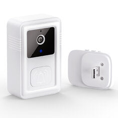 Intelligent Visual Doorbell WiFi Wireless Long Standby HD Night Vision Remote Video Call Voice Change Cloud Storage Smart Home Security Video Doorbell