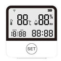 Tuya WiFi Smart Temperature and Humidity Sensor Thermometer Hygrometer Indoor with LED Screen Display Support Alexa Google Home