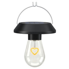 Elfeland Solar Hanging Garden Light 2800K Lamp Light Sensor IP65 Waterproof Rechargeable for Tree Patio Yard Outdoor
