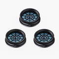 3pcs High Efficiency Air Inlets HEPA Filters for Proscenic P11 Ultra/Vactidy V12 Vacuum Cleaner Accessory