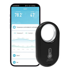 Tuya Zigbe Hanging Temperature Humidity Sensor Removeable Smart Life Thermometer