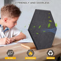 6" Hexagon Sound Panels, 9mm Thick Acoustic Panels, Polyester Fiber Wall Tiles, 12-Pack For Home Studio/Office Noise...