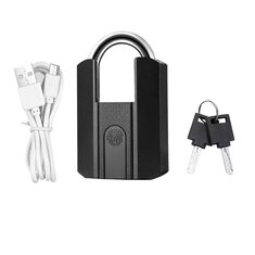 RAYKUBE J916 Smart Bluetooth Fingerprint Padlock APP TT Electronic Lock IP67 Waterproof for Home Office Luggage and Outdoor Security