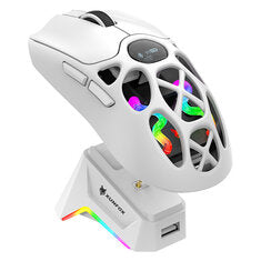 XUNFOX H16Pro Tri-mode RGB Gaming Mouse with Digital Screen Display 800-12000DPI Dual 1K Return Rate 70g Lightweight Gmer Mice for PC Laptop Computer