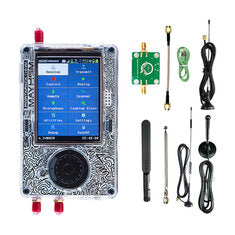 Portapack H4M+ RF SDR Receiver 1MHz to 6GHz with LCD Touchscreen WiFi Bluetooth Signal Detection Real-Time Capture Linux OS Antennas Engineering Projects