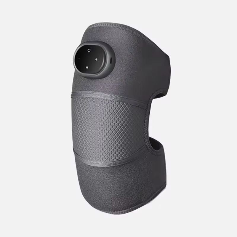 Heated Knee Pad Gray Oval 1Pcs 5 Gears Smart Temp Control 3.7V Neoprene Knee Warmer