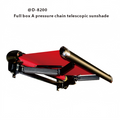 D8200 Smart Retractable Awning 2-6m &1.5-3.5m Heavy Duty Motorized Patio Canopy With Remote WindRain Sensors LED...