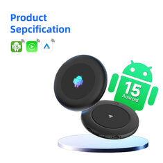Tbox Ultra2 3-in-1 Android 15.0 SM6350 Tv Box CarPlay Wireless Android Auto Wireless Adapter Support Youtube Netfilx IPTV GNSS