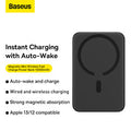 Baseus 20W 10000mAh Magnetic Mini Wireless Fast Charge Power Bank for iPhone 13 Pro Max for Samsung Galaxy Note S21 ultra Huawei Mate40 OnePlus 8 Pro