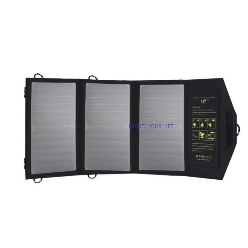 Faltbares Solarpanel Dual-USB 5V/2.1A – Wasserdichtes Solar-Ladegerät Outdoor