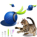 Interactive Cat Toy Ball - Automatic Interactive Cat Toys For Indoor Cats, Rechargeable 2 Speeds Enrichment Toys With 2 Tails, 2026 New Smart Rolling Toy For Small Medium Large Cats To Keep Busy