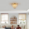 Same As W1340110372-L5009  Gold Luxury Modern Style Crystal Lights,large Ceiling Chandeliers,dining Room,living Room,bedroom  Bulb Not Included