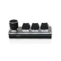 3 Key RGB Mechanical Keyboard Type-C Customizable Programmable Shortcut Macropad Rotary Encoder Gaming Keypad Computer Laptop Tablet Mobile Compatible