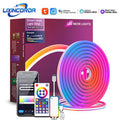LIXINCORDA Smart LED RGB Neon Strip Lights Bluetooth Color Changing Lights LED S