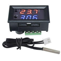 DC 12V LED Digital Thermostat Temperature Control Electronic Thermometer Thermo Controller Switch Module NTC Smart Temp Sensor