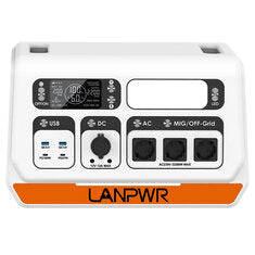 [EU Direct] LANPWR 2200PRO 2048Wh 2200W Portable Power Station 4x180W Solar Panels Balcony Solar System 6000 Cycles with On Grid Inverter