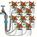 1 Set Garden Automatic Irrigation Device Horticulture Irrigation System with 10 Dripper Greenhouse Balcony Pot Plant Accessories Drip Irrigation Device