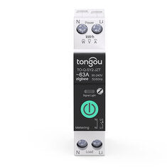 Tongou TUYA Zigbe Smart Circuit Breaker 1A-63A Over Current Voltage Protection Energy Monitoring Voice Control with Alexa Google Home Automation