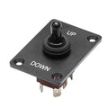 Toggle Switch, 6 Pin Momentary Polarity Reversing Toggle Switch (ON)-Off-(ON) DC 12V/30A AC 250V/15A - With Up Down Mounting Panel & Waterproof Boot Cap For Auto Car Marine Boat