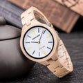 Wooden Luminous Quartz Watch