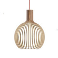 Nordic Birdcage Chandelier Solid Wood Chandelier Retro Birdcage Simple Homestay Bar Counter Bedroom Coffee Shop...