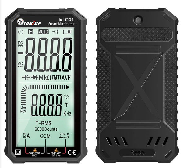 Intelligent All-round Multimeter With Color Change Alarm Function