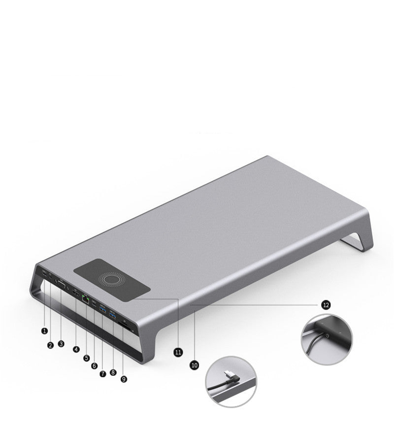 11-In-1 Wireless Docking Station Type C To Hd Vga Pd Rj45 Docking Station 4K — kaufen online Deutschland