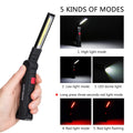 COB LED Tactical Flashlight USB Rechargeable Torch Waterproof Work Light Magnetic Lanterna Hanging Lamp For Night...
