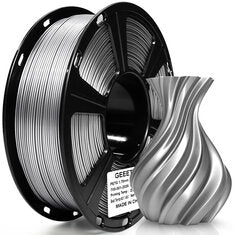 [EU Direct]Geeetech Metal PETG 3D Printer Filament 1.75mm 1kg Metallic Finish ±0.02mm Clog Free Bubble Free Tangles Frees for 3D Printing