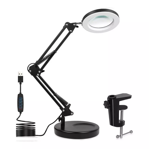 10-fache Vergrerungs-Schreibtischlampe Mit LED-Beleuchtung, Inklusive Fu Und Klemme — kaufen online Deutschland
