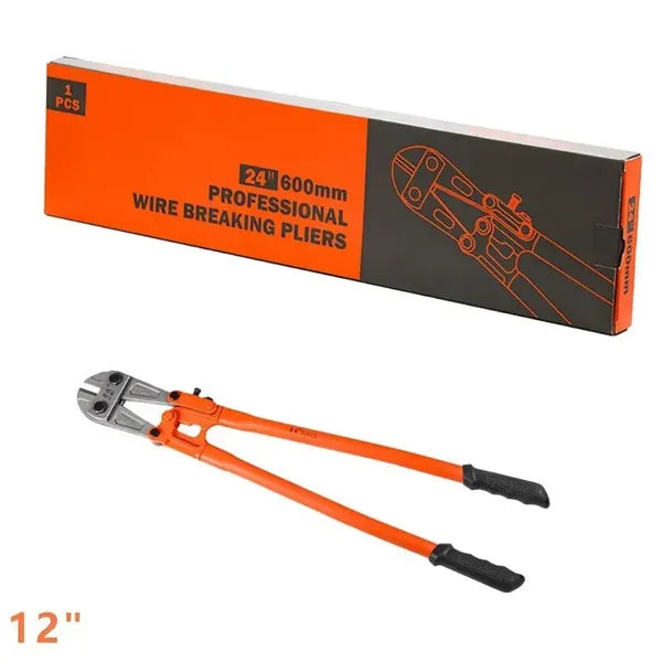 Heavy-Duty Mini Bolt Cutter 12' For Cutting Fence, Steel Wire, Small Chain, Screws, And Rivet, With Soft Grip Rubber...