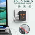 Universal Travel Adapter Worldwide Plug UK EU AU US With USB-C Port Fast Charger