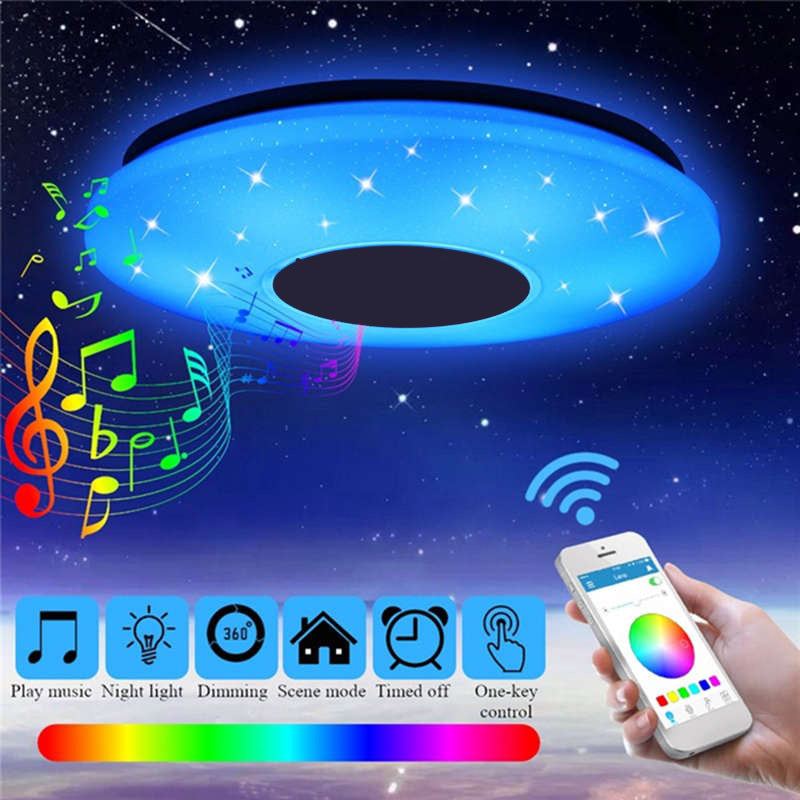 Bedroom Hallway Foyer Round RGB Smart Ceiling Light