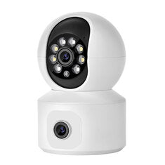 K22 2MP PTZ IP Security Camera Dual Lens Dual Screen WiFi Wireless Full Color Night Vision Humanoid Motion Detection Two-way Audio Smart Home Surveillance Cameras
