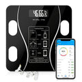 KALOAD® USB+Solar Powered Body Fat Scale BMI Scales Smart Wireless Digital Bathroom Weight Scale Body Composition Analyzer