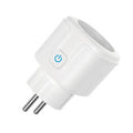 EWELINK Zigbee3.0 Smart EU Plug 16A 20A Energy Monitoring Timer Function App Control Smart Home Automation Voice Control with Alexa Google Assistant AC 100-240V