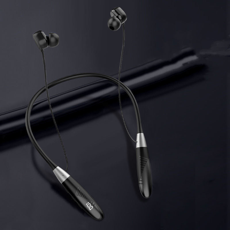 Wireless Bluetooth Earphone Neck Hanging Binaural Half