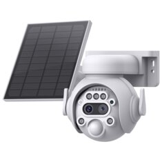 ST S515 6MP HD WiFi Solar Security Camera 12X Optical Zoom Dual Lens PTZ IP65 Waterproof PIR Motion Detections Two-Way Audio Outdoor Surveillance Camera