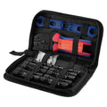 Crimping Tool, 14-10 AWG Ratcheting Solar Connector Crimper Tool Kit, Clear Metric & AWG Markings, With 10 Pairs...