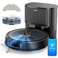 [EU BR Direct]Teendow D10S MAX LDS Robot Vacuum Cleaner 5000Pa Cordless Vacuum Cleaner Robot with Mopping Function Support TUYA Google Assist Amazon Alexa