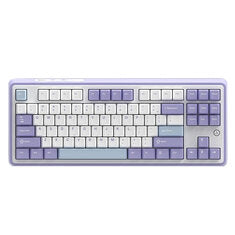 AJAZZ AK870 87 Keys Tri-mode Mechanical Keyboard Gasket Hot-swappable RGB