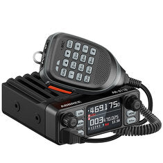 ABBREE AR-8118 25W UV Dual Band Mini Walkie Talkie 200 Channels 10-30KM Range NOAA Weather Alerts Dual PTT HD Voice Mobile Radio