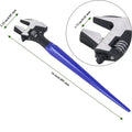4-in-1 Multi-Function Adjustable Spud Wrench | C-Shaped Dual Head | Titanium Alloy | Universal Fit | Hammer &...