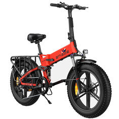 [EU DIRECT] ENGWE ENGINE X Electric Bike 250W Recommended Top Speed 25KM/H 13Ah 48V 20*4in 100-120km Mileage Range Folding Fat Tire Electric Bike Bicycle City Mountain