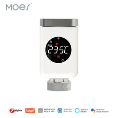 Moes Tuya Zigbe WiFi TRV Smart Thermostatic Radiator Valve APP Remote Temperatur