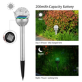 Solarek 3 Pcs Outdoor Solar Lights IP44 Waterproof Ball RGB Light Garden Decor Lamp Landscape Christmas