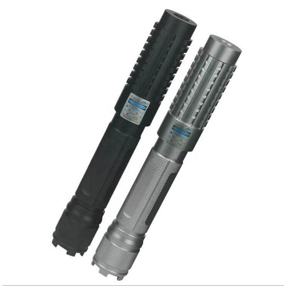 High Power Powerful Blue Laser Torch Flashlight Burning Match Burn Light Cigars Candle 450nm Focusable Blue Laser...