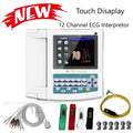 Digital 12 Channel 12 Lead Electrocardiograph Touch ECG EKG Machine PC Software Printer