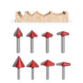 6mm 60-150 Degree  Router Bits CNC Engraving V Type Milling Cutter Woodworking Carving Knife Tungsten Carbide Cutting Tool